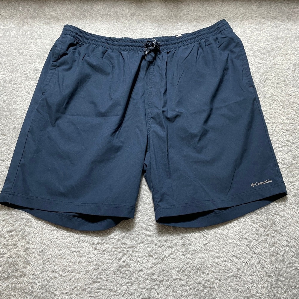 Columbia PFG Backcast III Water Shorts Mens XXL Navy Blue Swim Trunks AM0144